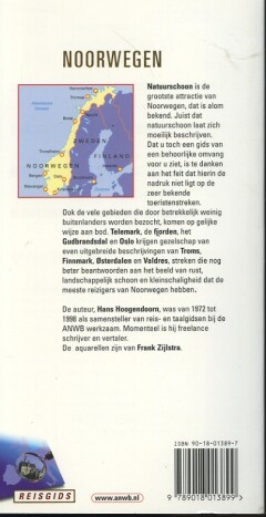 Noorwegen / ANWB goud achterkant