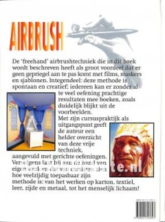 Airbrush uit de vrije hand achterkant