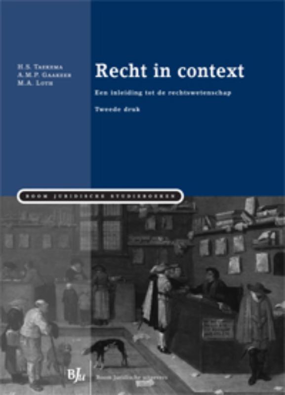 Recht in context / Boom Juridische studieboeken