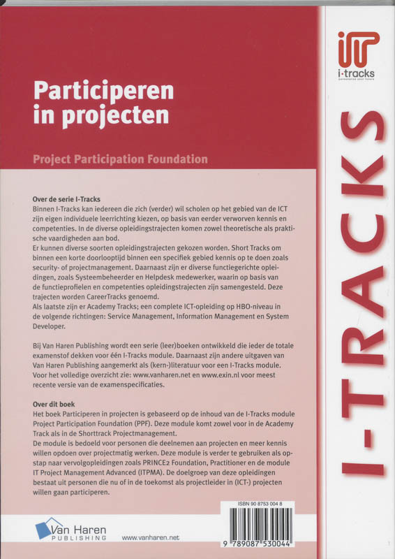 Participeren in Projecten achterkant