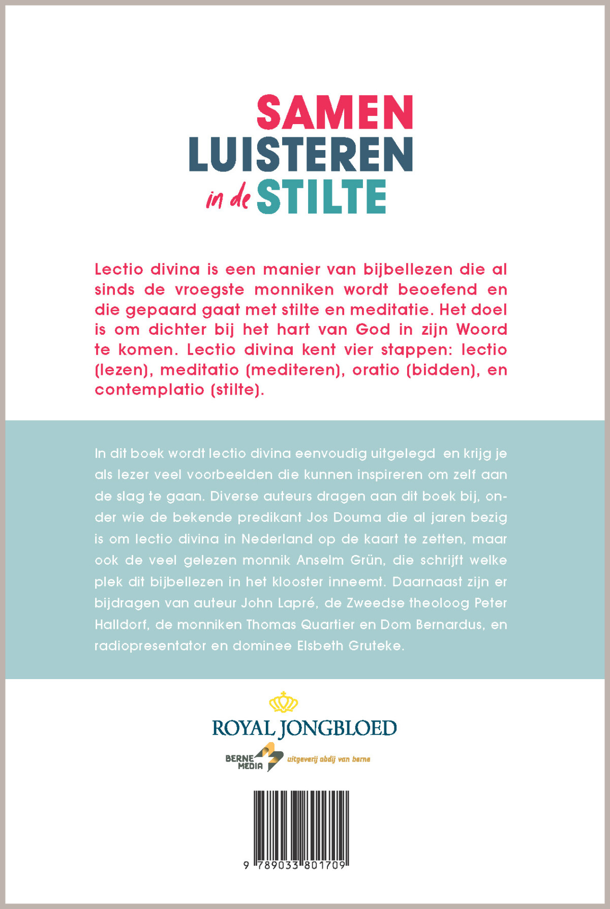 Samen luisteren in de stilte achterkant