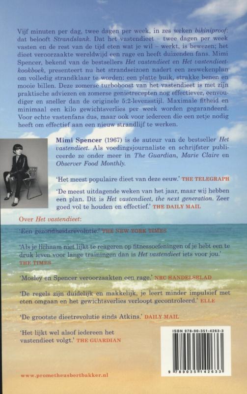 Het vastendieet achterkant