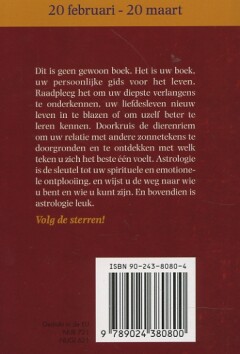 De romantische Vissen / Sterrenbeelden / 24 De romantische Vissen / Sterrenbeelden / 24 achterkant