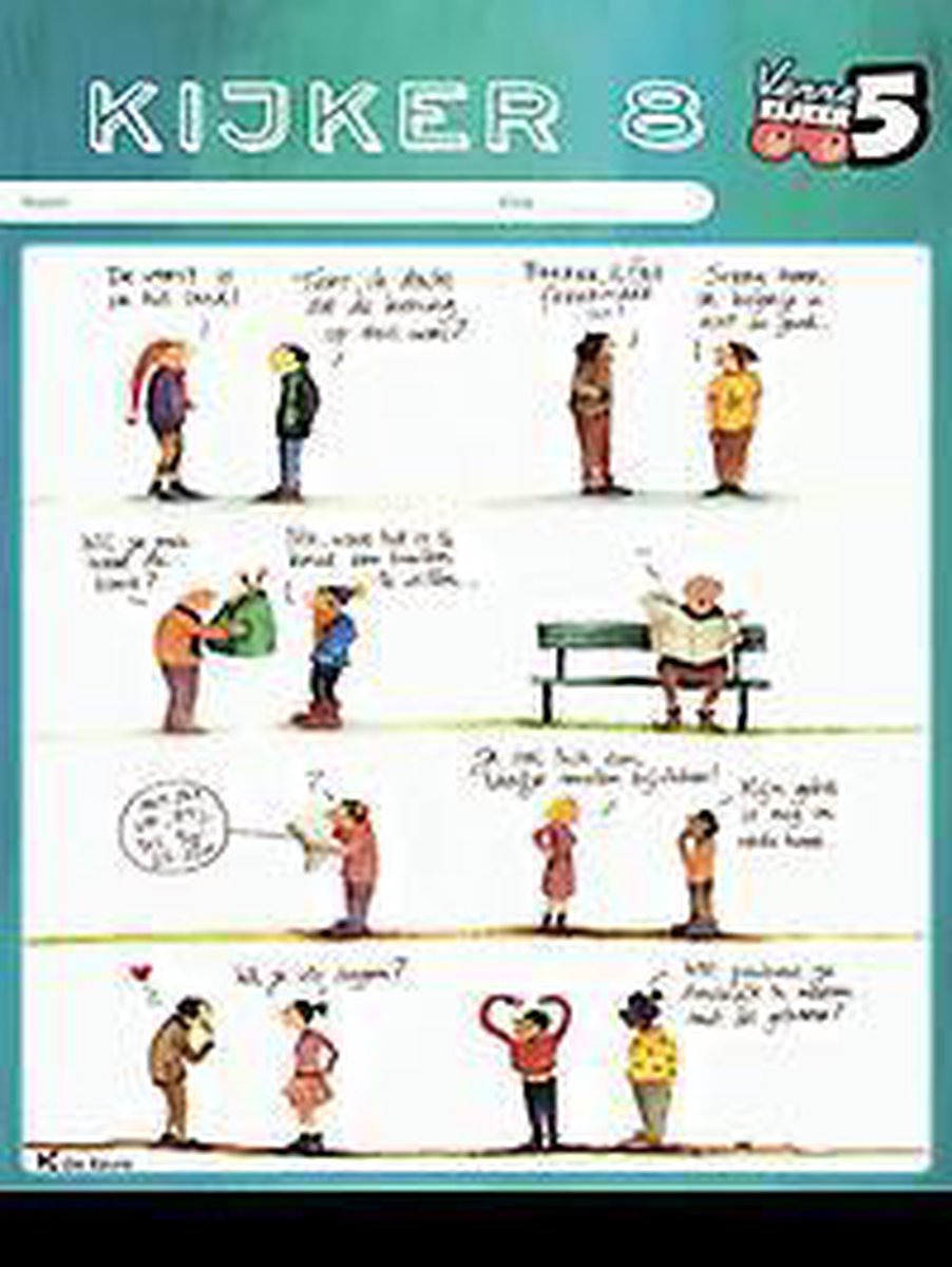 Walter Dons Verrekijker 6 Taal - Werkboek Kijker 8