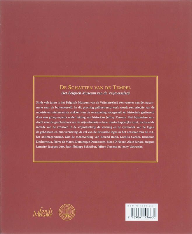 De schatten van de tempel achterkant