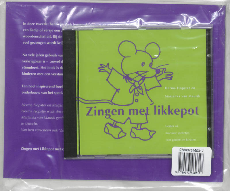 Zingen met likkepot achterkant
