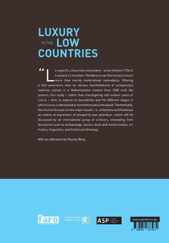 Luxury in the Low Countries achterkant