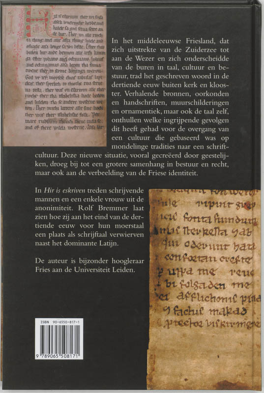 Middeleeuwse studies en bronnen 82 -   Hir es eskriven achterkant