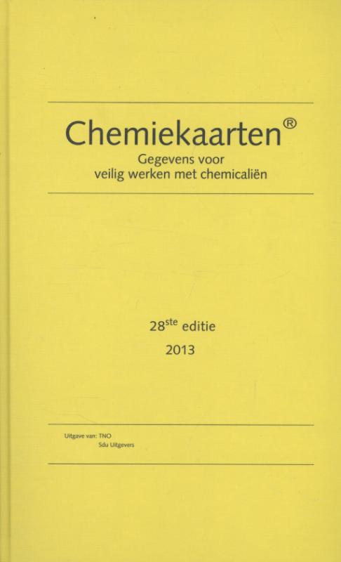 Chemiekaartenboek 28e editie 2013