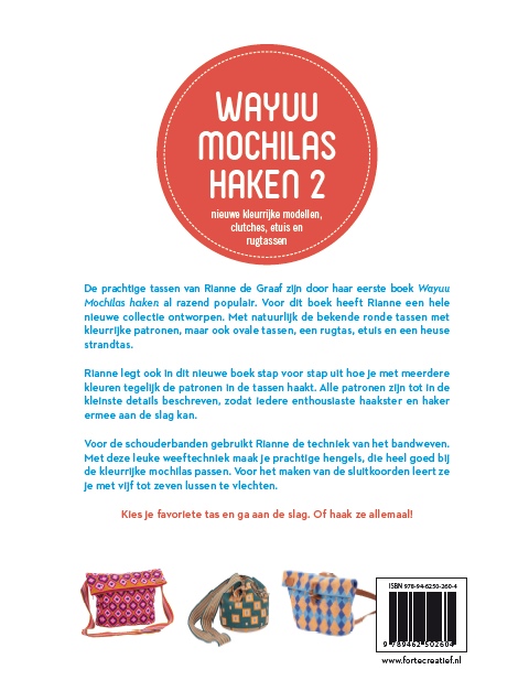 Wayuu mochilas haken achterkant