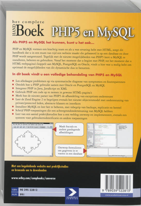 PHP5 en MySQL / Het complete HANDBoek PHP5 en MySQL / Het complete HANDBoek achterkant