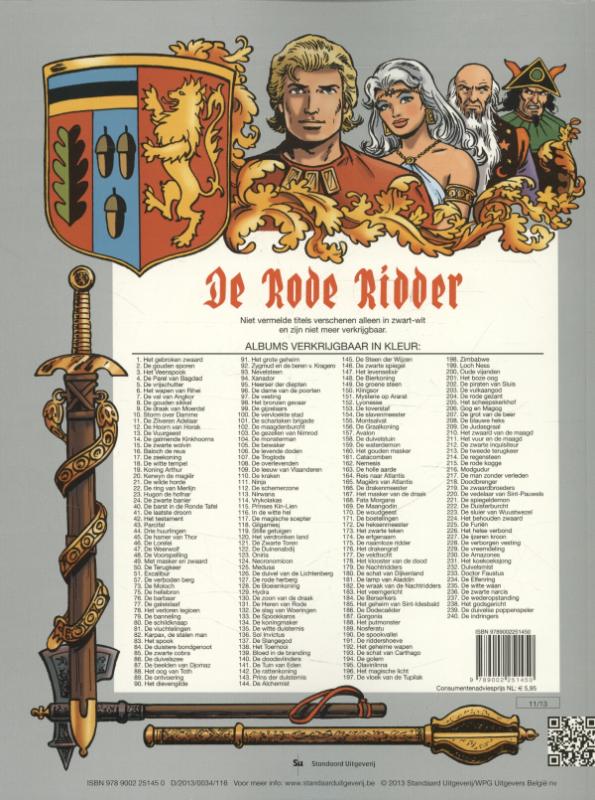 De indringers / De Rode Ridder / 240 achterkant