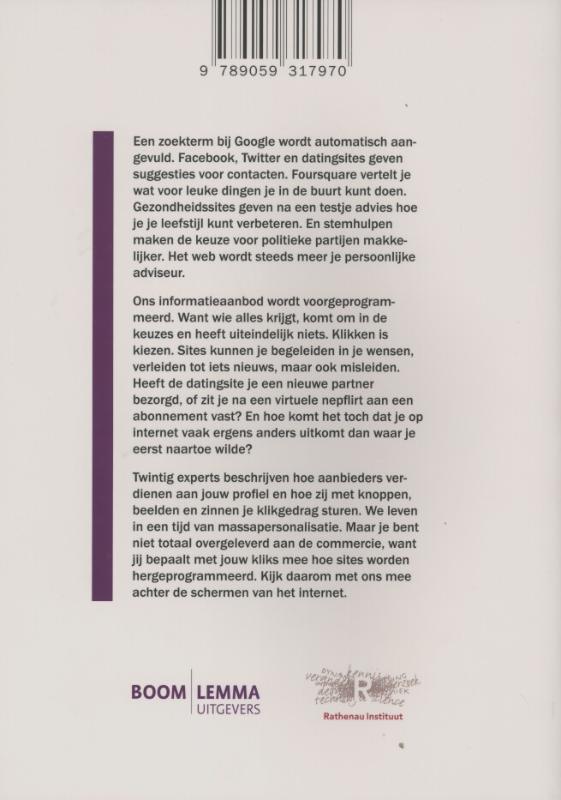 Voorgeprogrammeerd achterkant