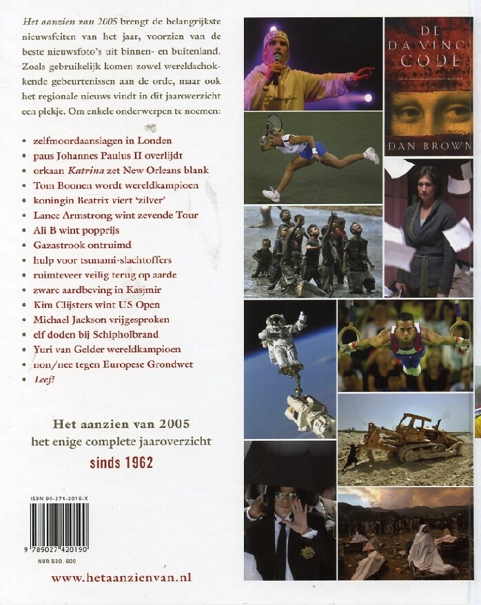 Het Aanzien van 2005 achterkant
