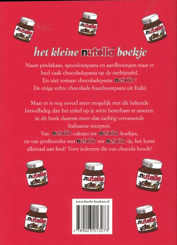 Het kleine Nutella boekje achterkant