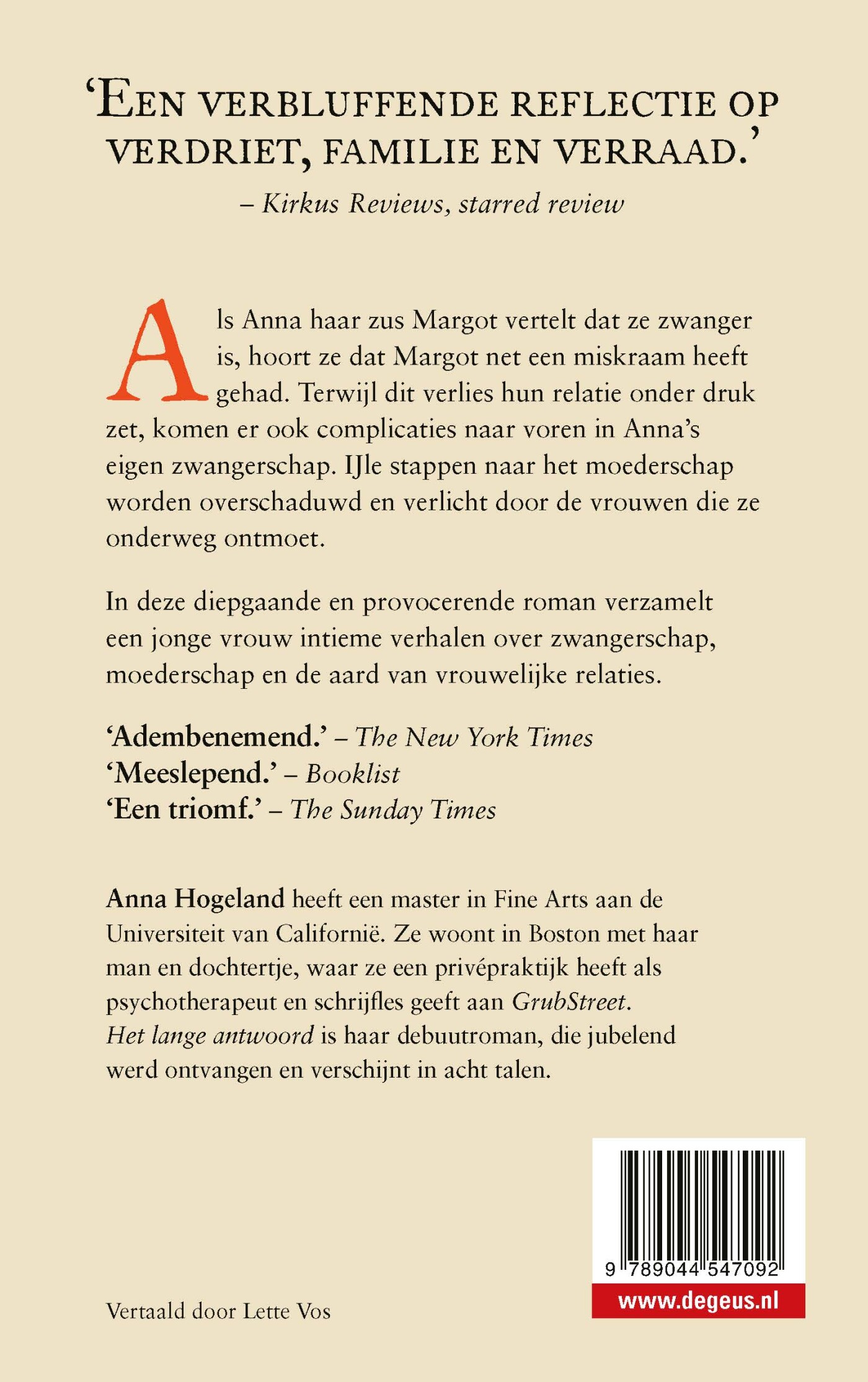 Het lange antwoord achterkant
