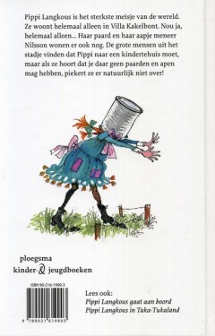 Pippi Langkous / Ploegsma kinder- & jeugdboeken achterkant