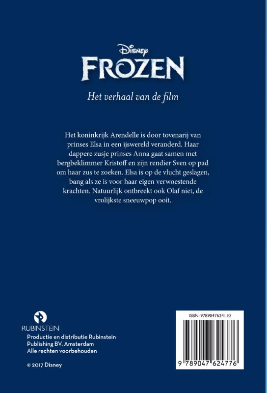 Disney's Filmbibliotheek boekversie van de film  -   Frozen achterkant