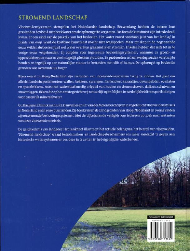 Stromend landschap achterkant