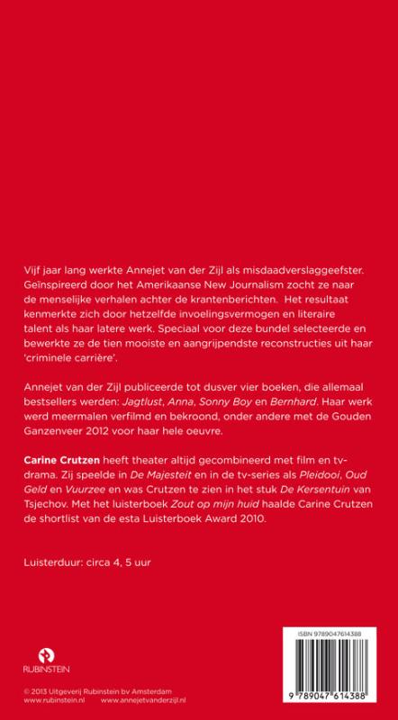 Annejet Van Der Zijl - Moord In De Bloedstraat (6 CD) achterkant