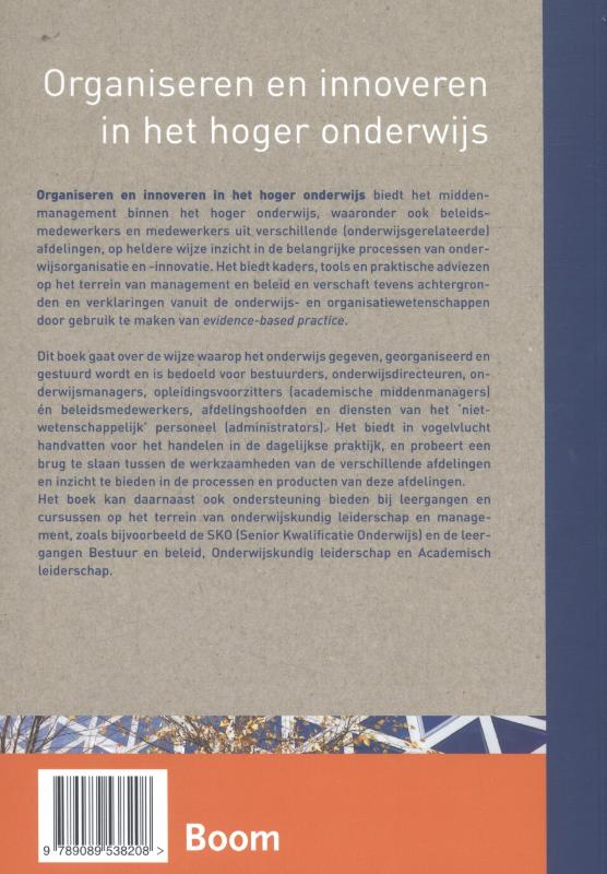Organiseren en innoveren in het hoger onderwijs achterkant