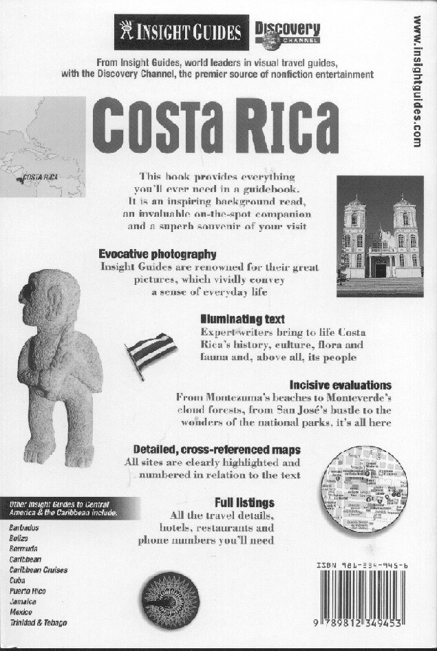 Costa Rica Insight Guide / Insight Guides achterkant