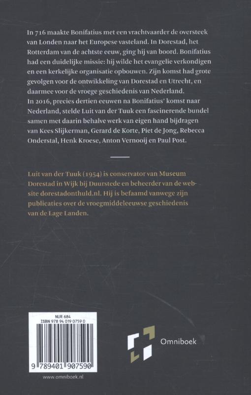 Bonifatius in Dorestad Bonifatius in Dorestad achterkant