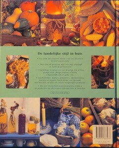 De landelijke stijl in huis achterkant
