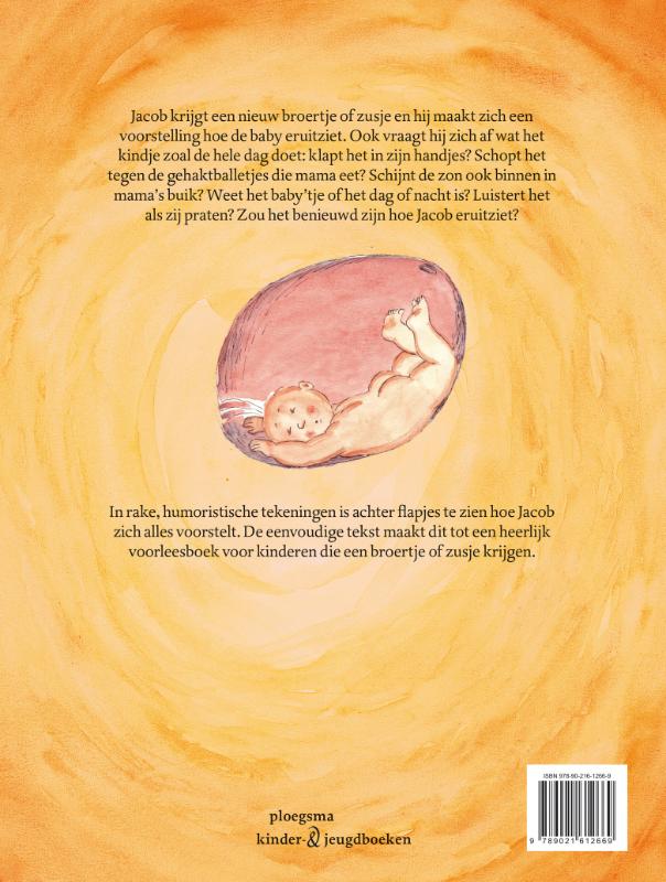 De buitelende baby in mama's buik / Ploegsma kinder- & jeugdboeken De buitelende baby in mama's buik / Ploegsma kinder- & jeugdboeken achterkant