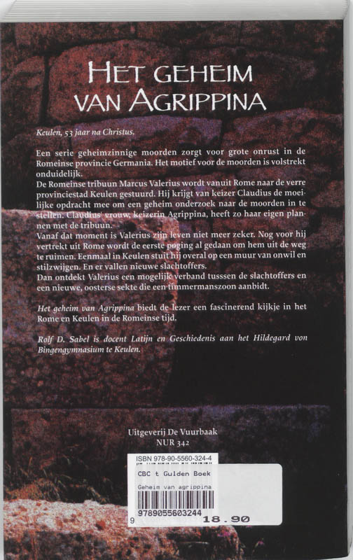 Het geheim van Agrippina - R.- D. Sabel Het geheim van Agrippina - R.- D. Sabel achterkant
