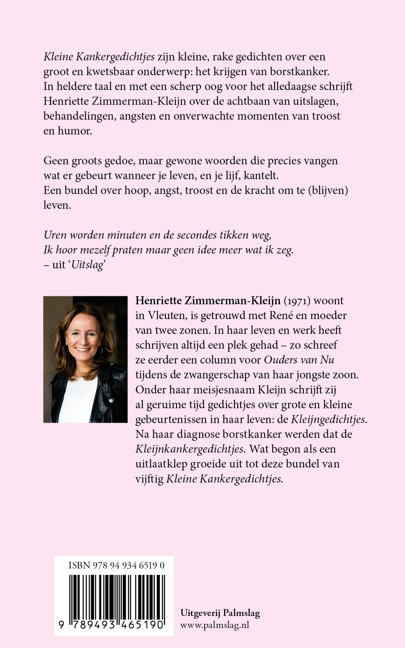 Kleine kankergedichtjes achterkant