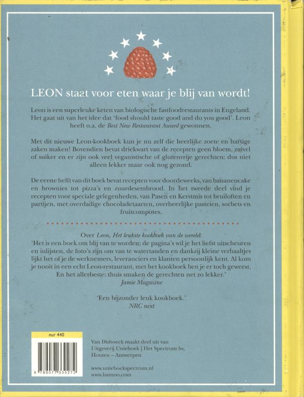 Leon, Zoete Waren & Hartige Zaken achterkant