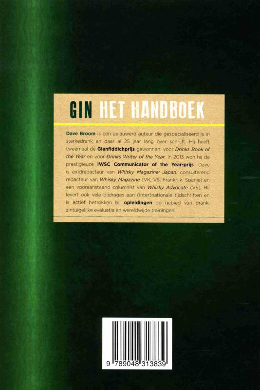 Gin achterkant