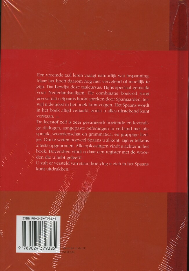 Eenvoudig en vlot Spaans spreken en begrijpen achterkant
