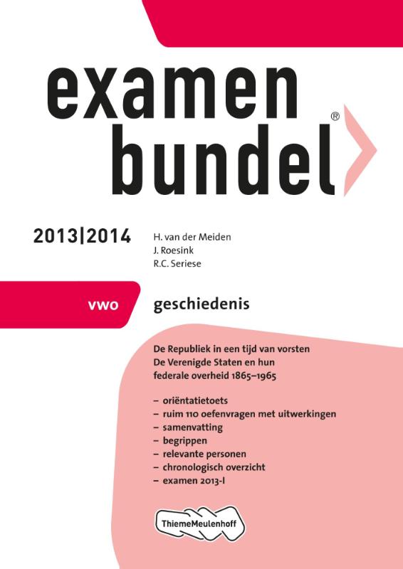 Examenbundel 2013/2014 vwo Geschiedenis