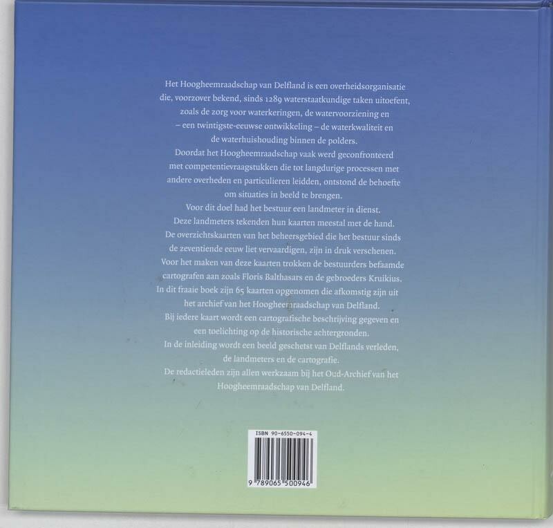 Delflands kaarten belicht achterkant