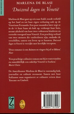 Duizend dagen in Venetie / Zilver pockets achterkant