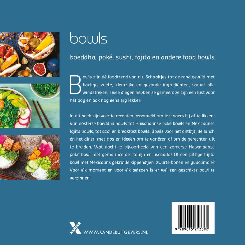 Bowls - Buddha, Poké, Sushi, Fajita en andere foodbowls achterkant