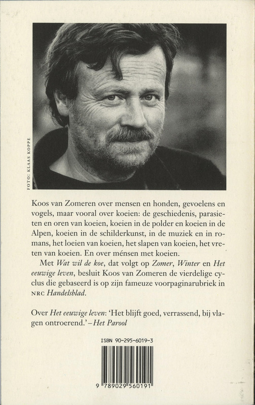 WAT WIL DE KOE achterkant