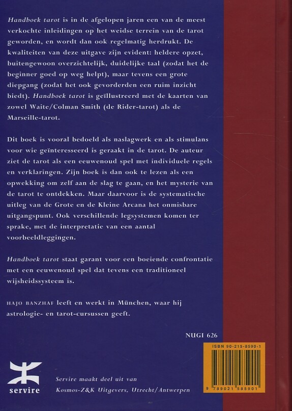 Handboek tarot achterkant