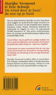 De wind door je haar, de zon op je huid / Rainbow pocketboeken / 621 achterkant