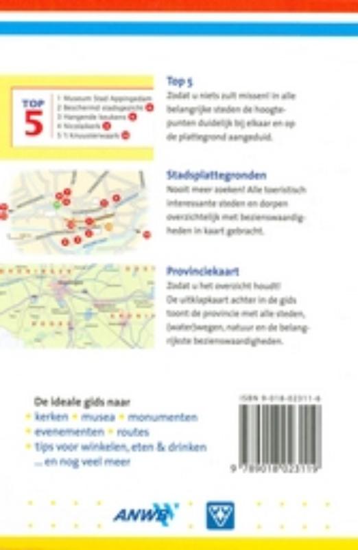 Groningen en Drenthe / ANWB reisgids voor de jeugd achterkant