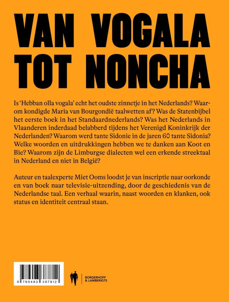 Van vogala tot noncha achterkant