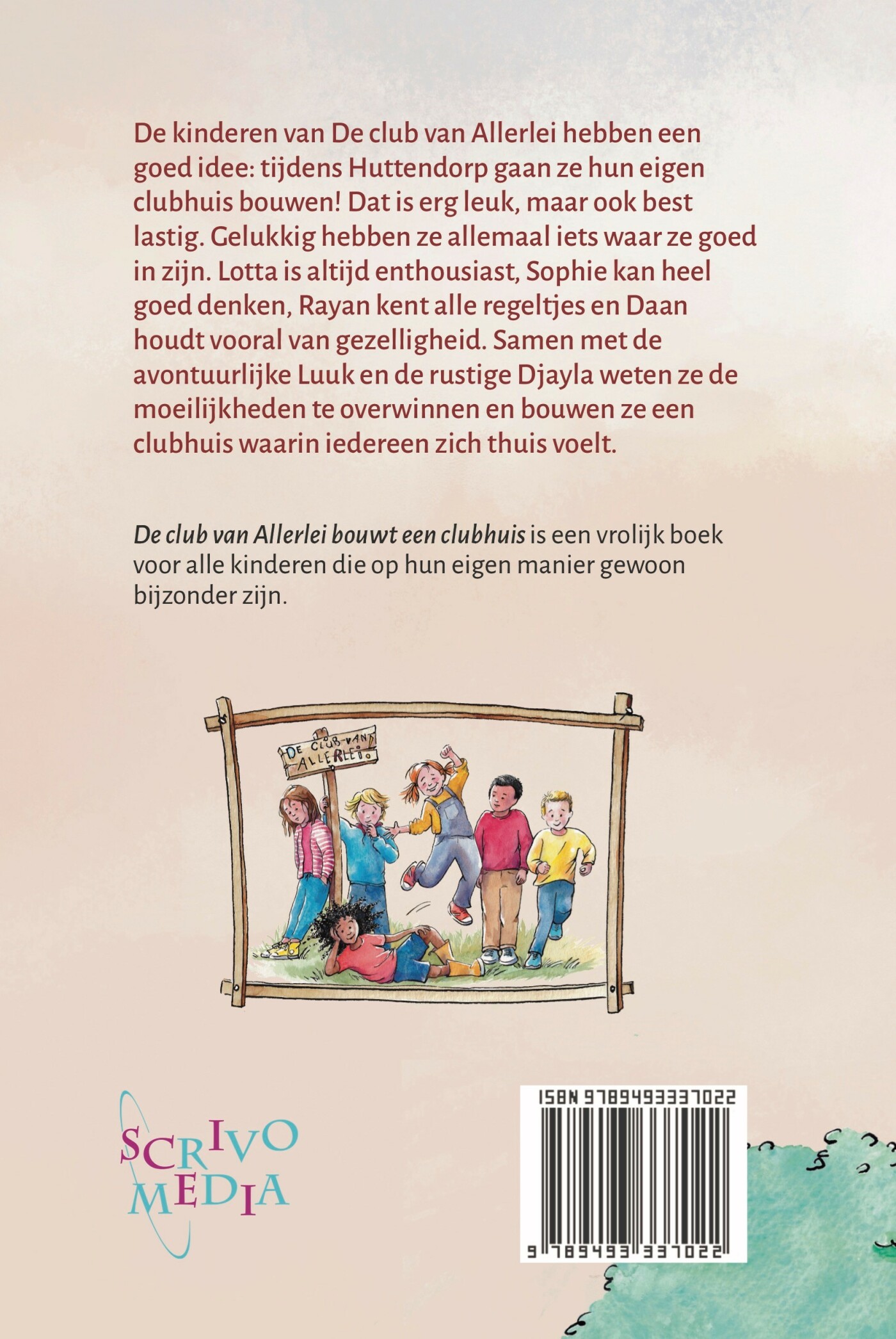 De club van Allerlei bouwt een clubhuis / De club van Allerlei achterkant