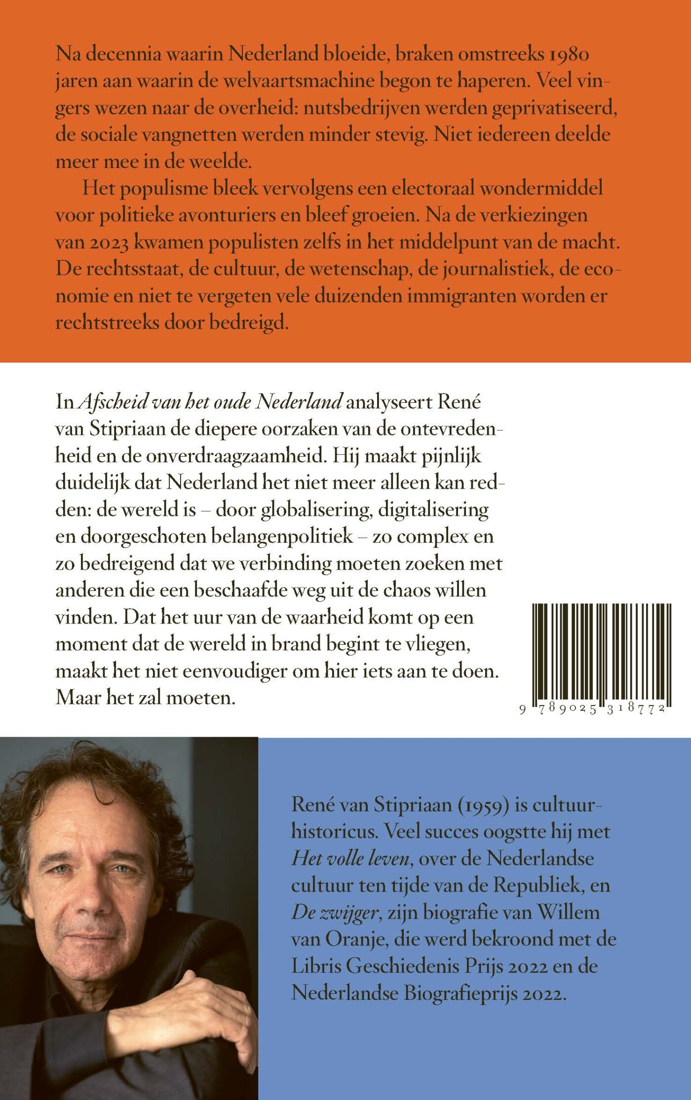 Afscheid van het oude Nederland achterkant