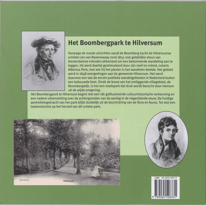 Het Boombergpark te Hilversum achterkant