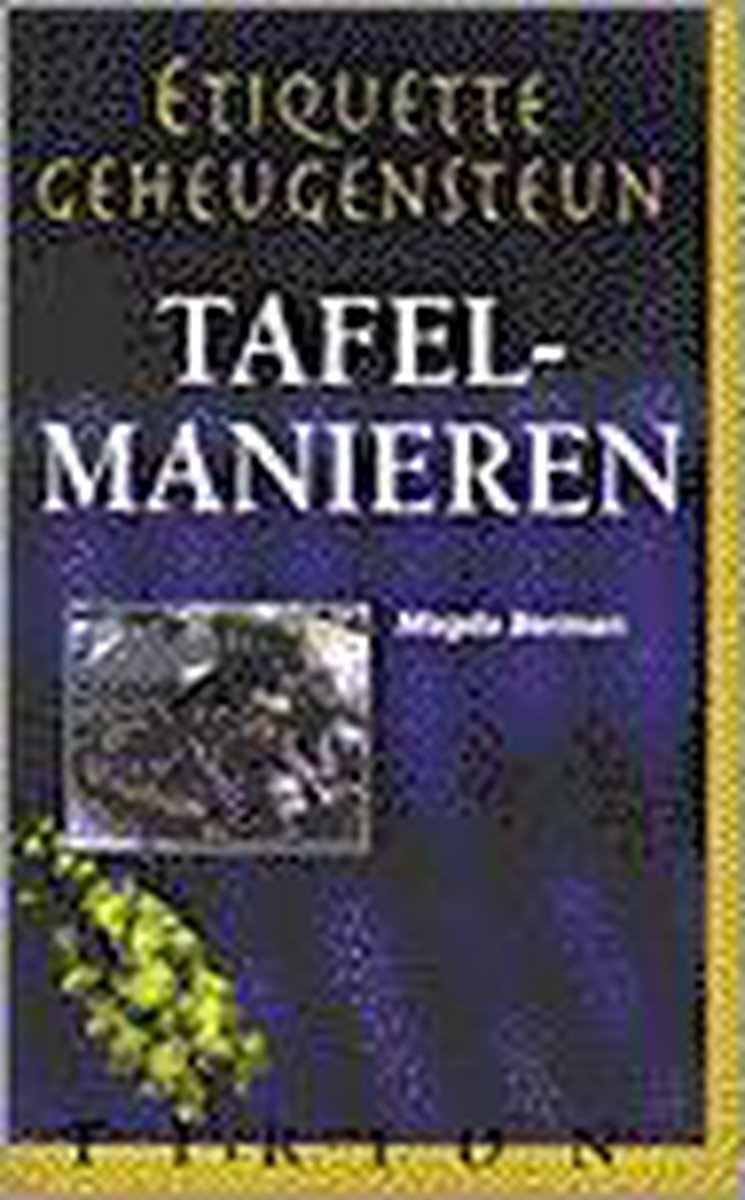 boekenbalie_9789043900089_cover Geheugensteun Voor Tafelmanieren