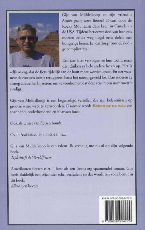 Beren op de weg achterkant