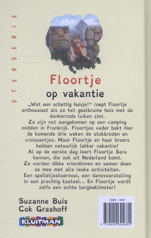 Floortje op vakantie / Dyslexie boeken achterkant