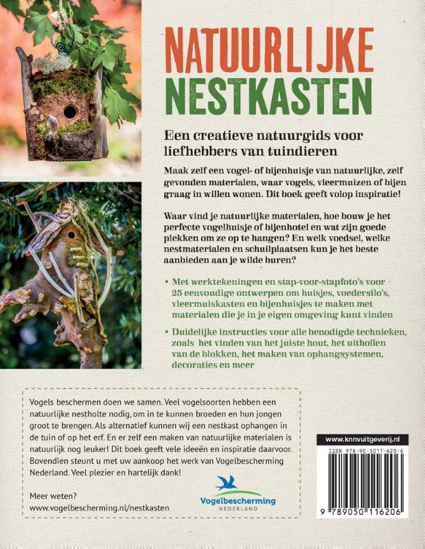 Natuurlijke nestkasten achterkant